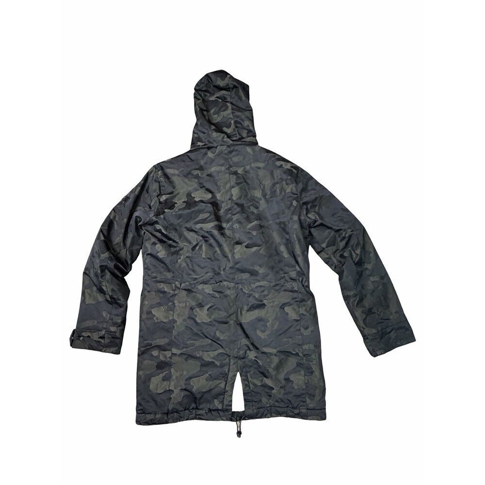 Michael Kors Mens Otto Stadium Parka Camo Hooded Jacket Sherpa Lined Medium M - Picture 10 of 16